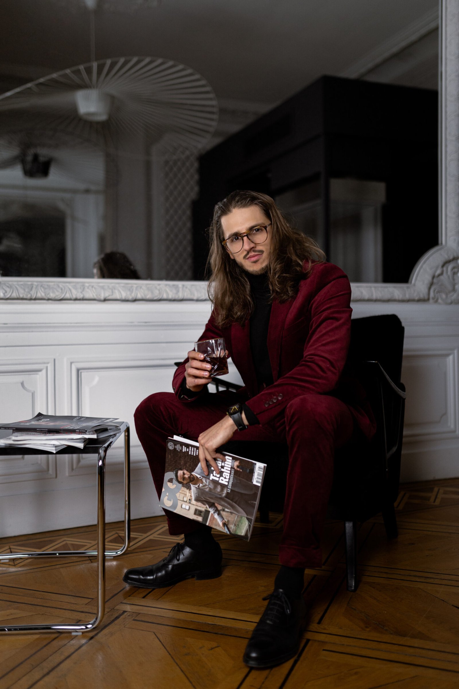 Portrait de Clément lors d’un évènement photo corporate à Lyon dans un hôtel de prestige
